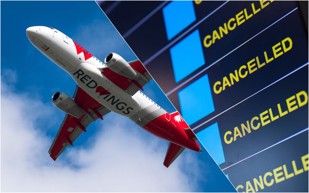 Пассажиры вынуждены пересаживаться с рейсов Red Wings на маршрутки