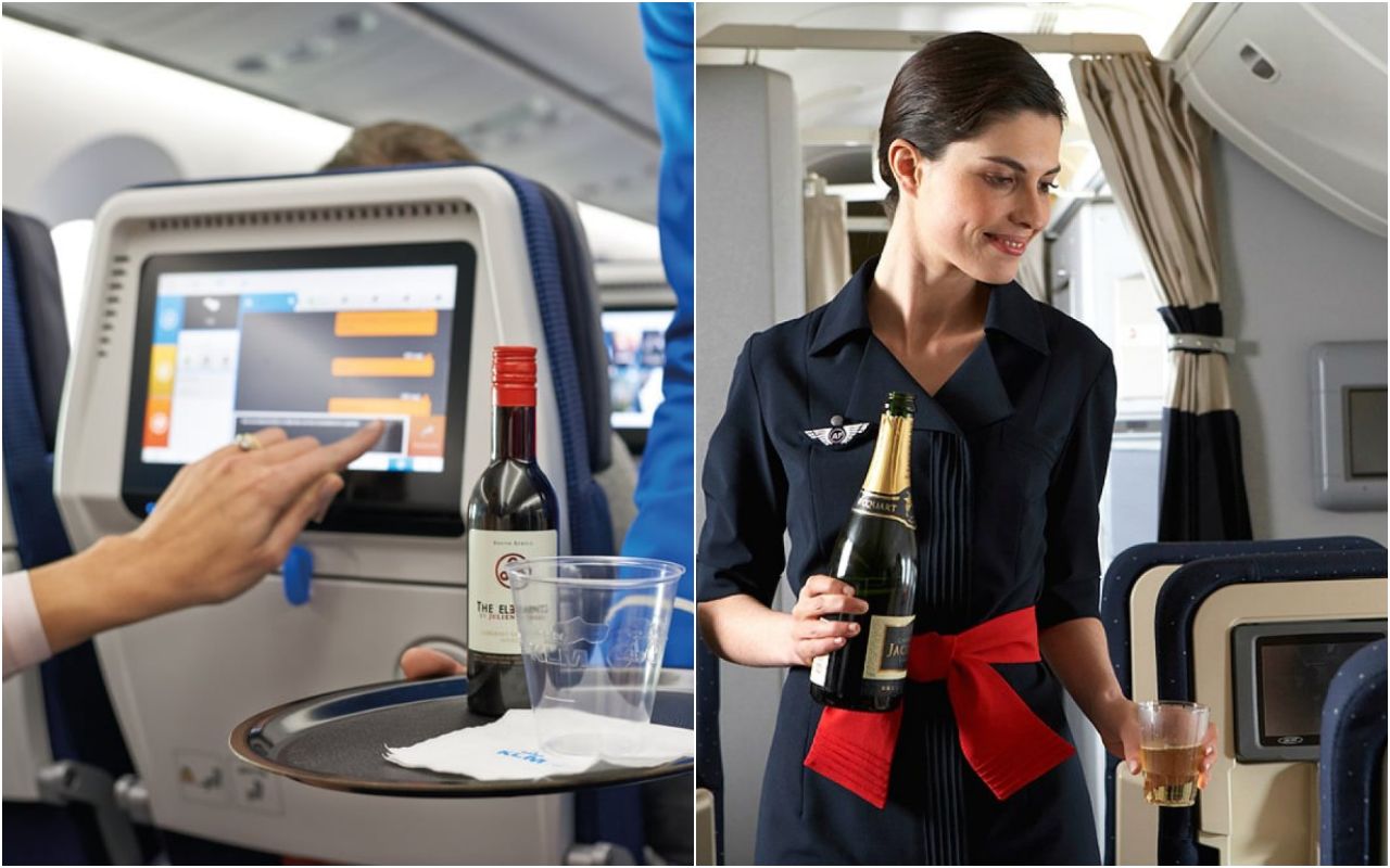 Стало известно, как туристы относятся к употреблению алкоголя в самолетах